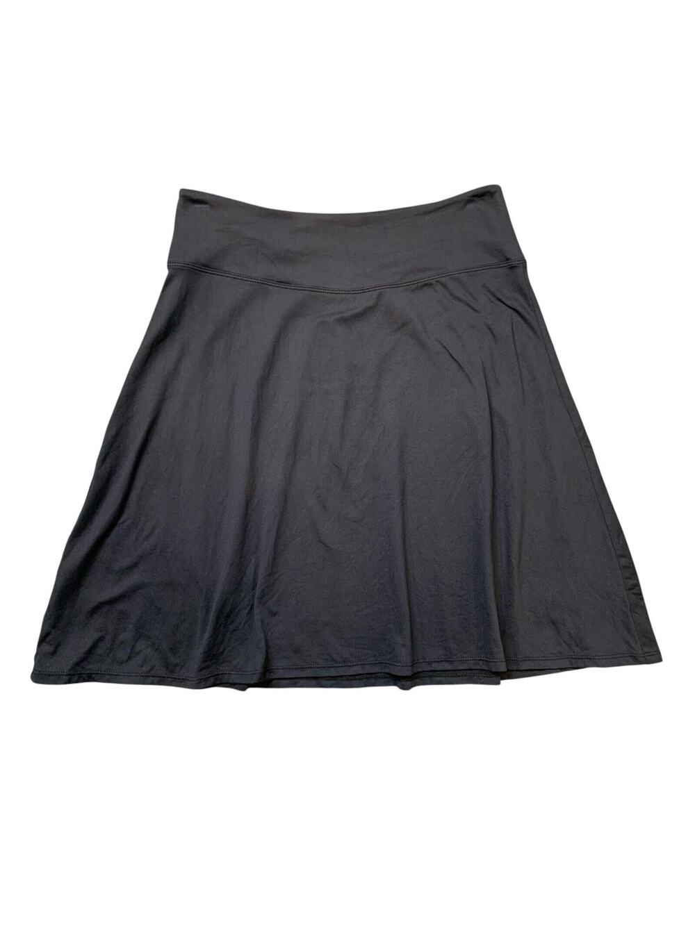 Patagonia Skirt Womens XS Extra Small Black Stretch Unlined Pull On Skater Swing